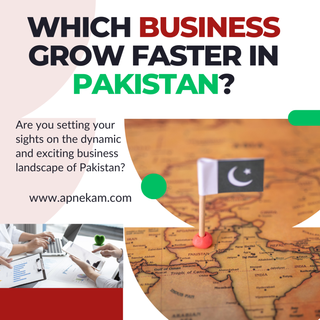 Which business grow faster in Pakistan